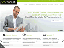 Tablet Screenshot of ict-concept.nl